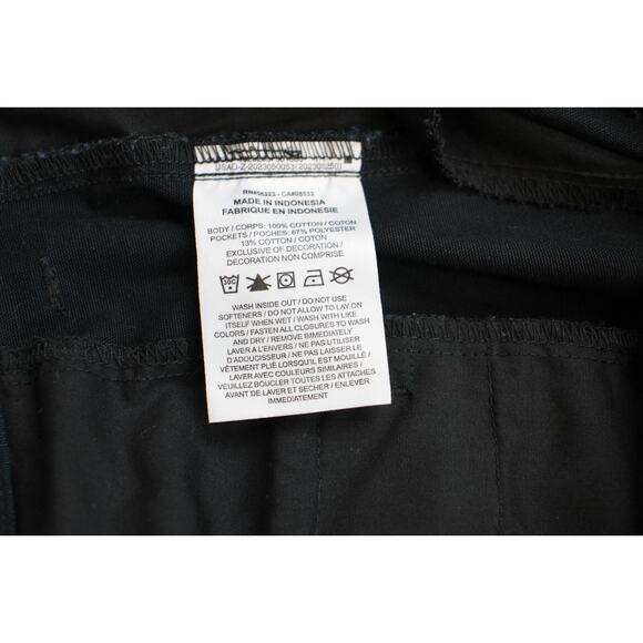 Nike Shorts Mens 36 Black 100% Cotton Chino Flat Front Casual 8" Inseam - Picture 4 of 7